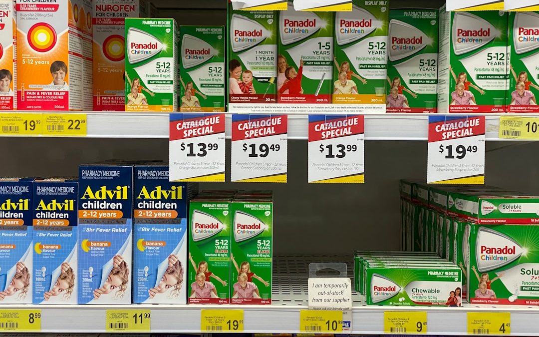 Photo Pharmacy shelves