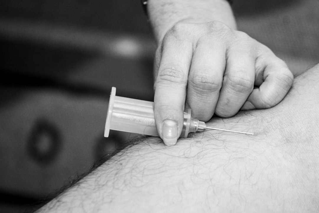 Photo Medical syringe