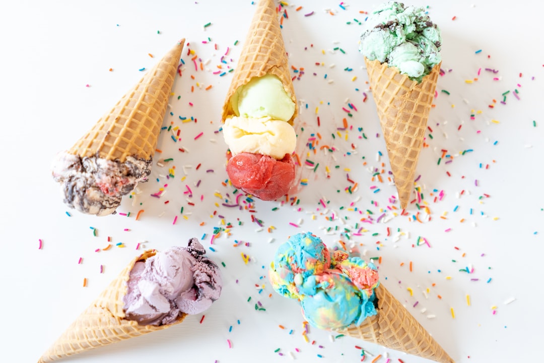 Photo Ice cream cone