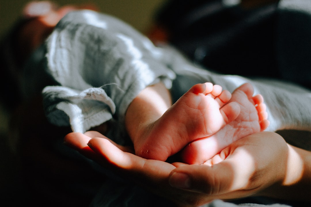 Photo Baby swaddled