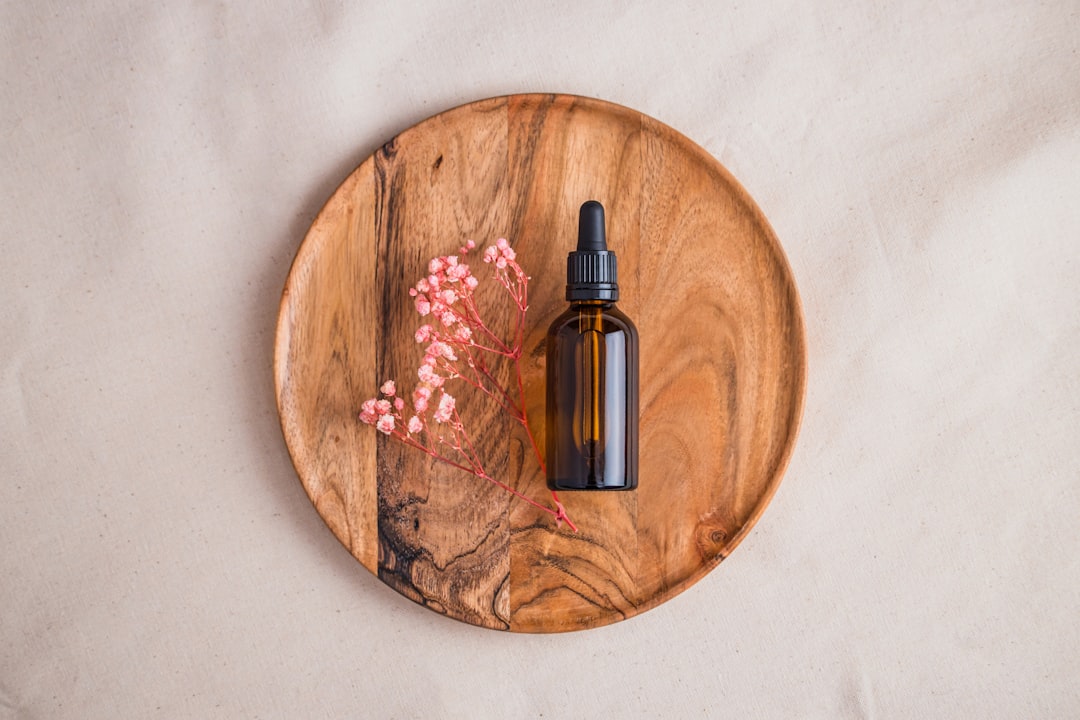 Photo Castor oil bottle