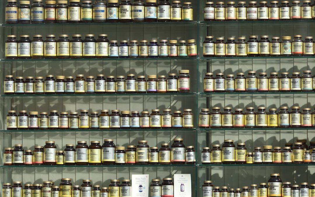 Photo Pharmacy shelves