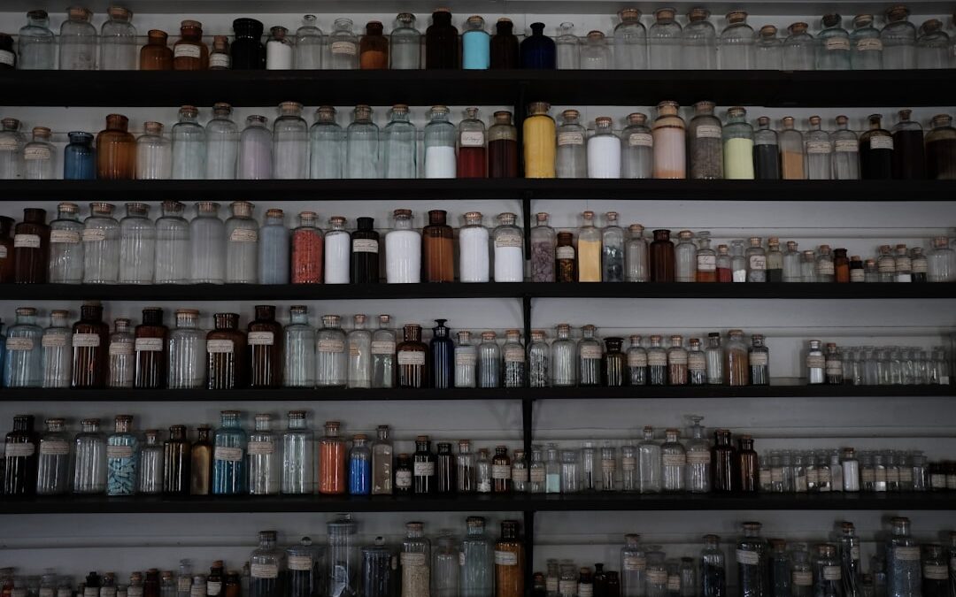 Photo Medicine bottles