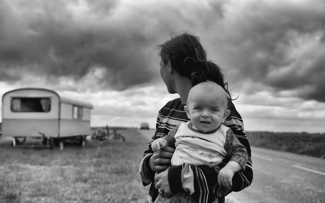 Photo Child with IV pole