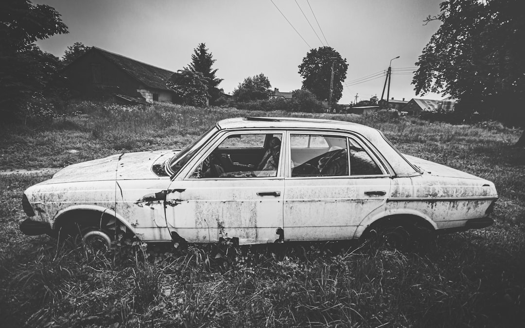 Photo rusty car