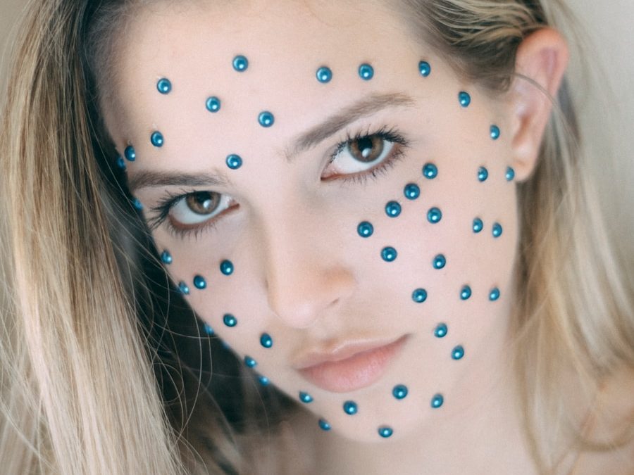 Photo "removal of red spots after acne"