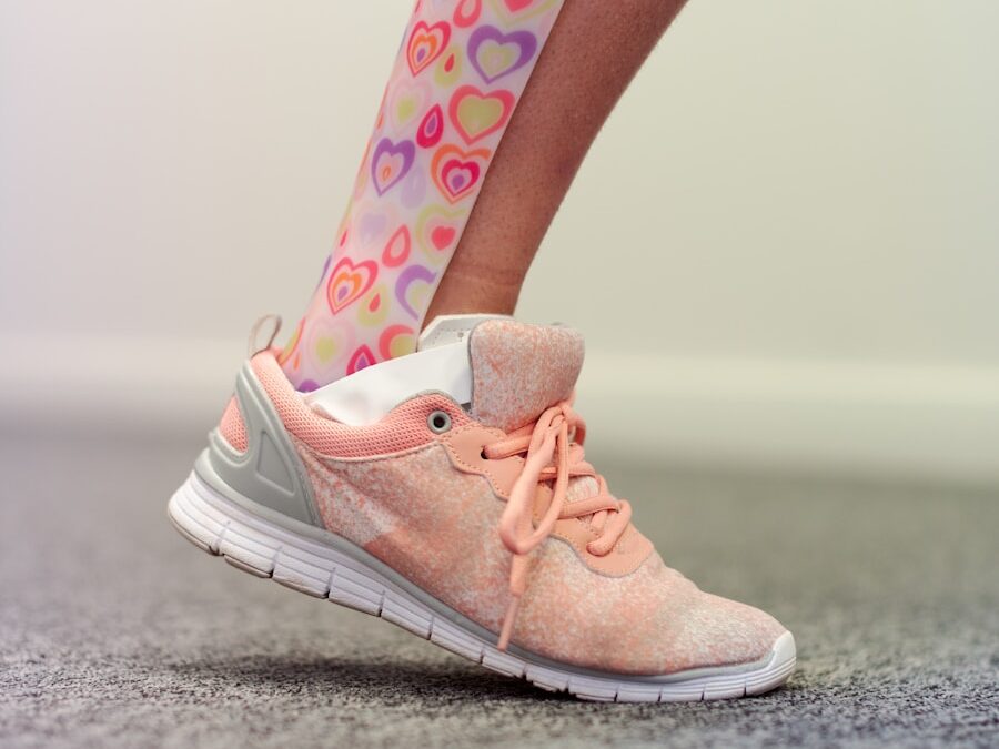 Photo Achilles tendon inflammation cast