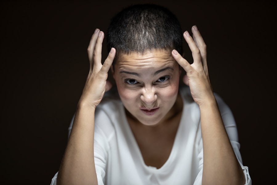 Photo "Problems caused by head lice"