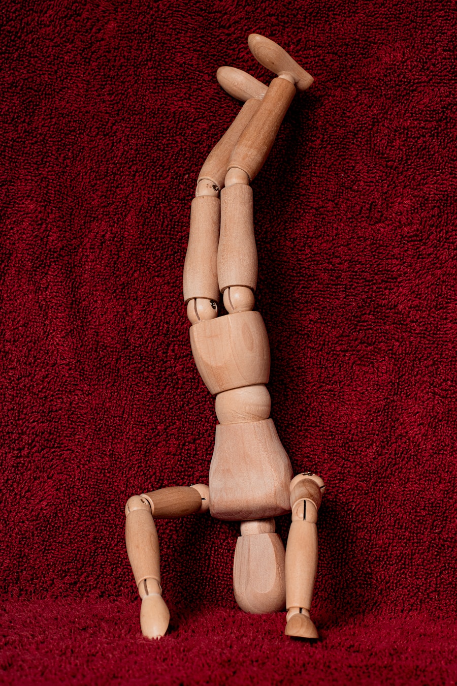 Photo "leg with vascular constriction"