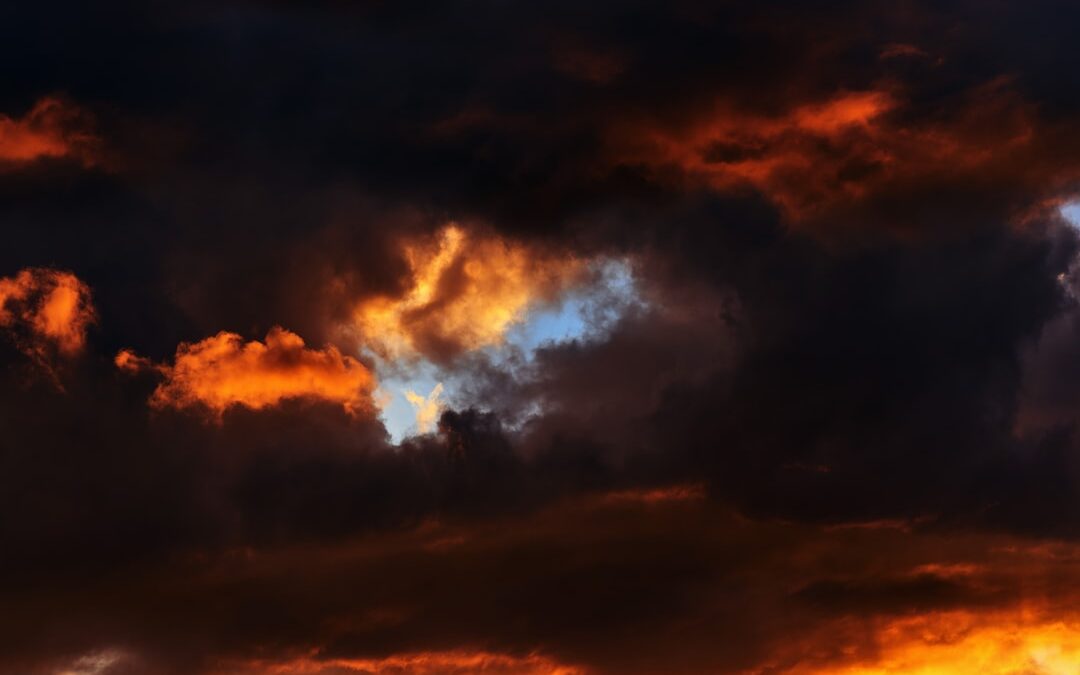 Photo Black clouds