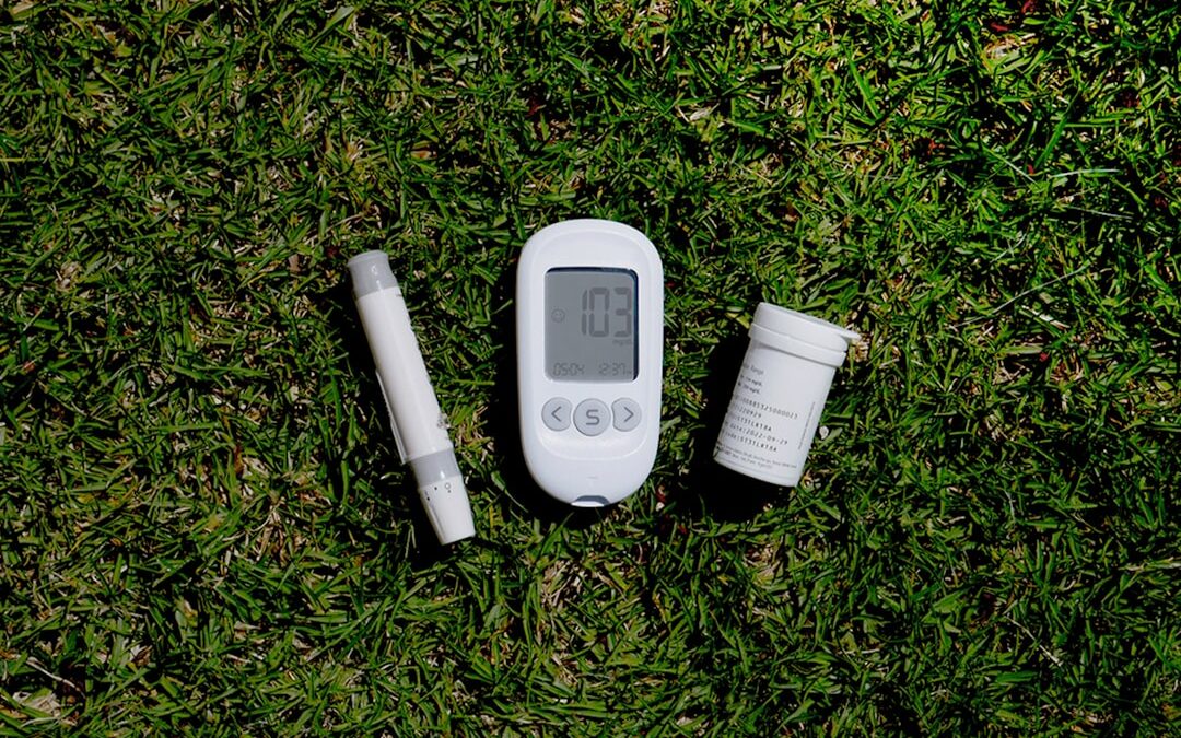 Photo Blood glucose test