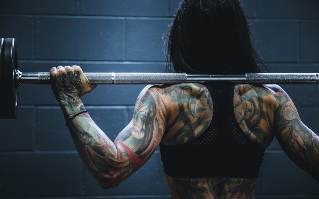 Photo Weightlifting woman