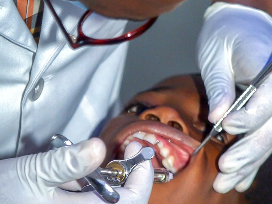 Photo Removal of tooth decay