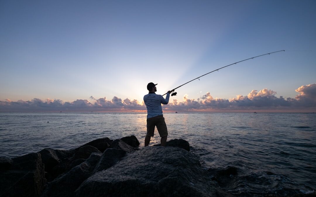 Photo Fishing rod