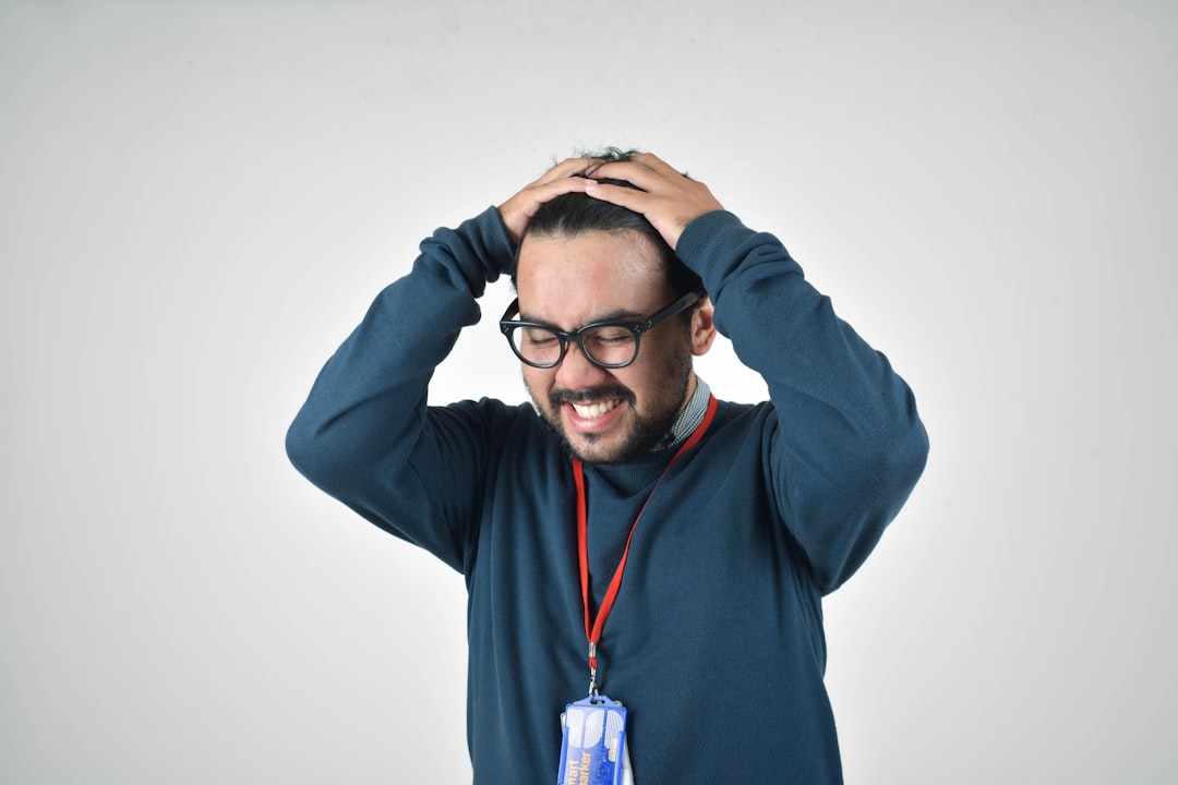 Photo Frustrated man