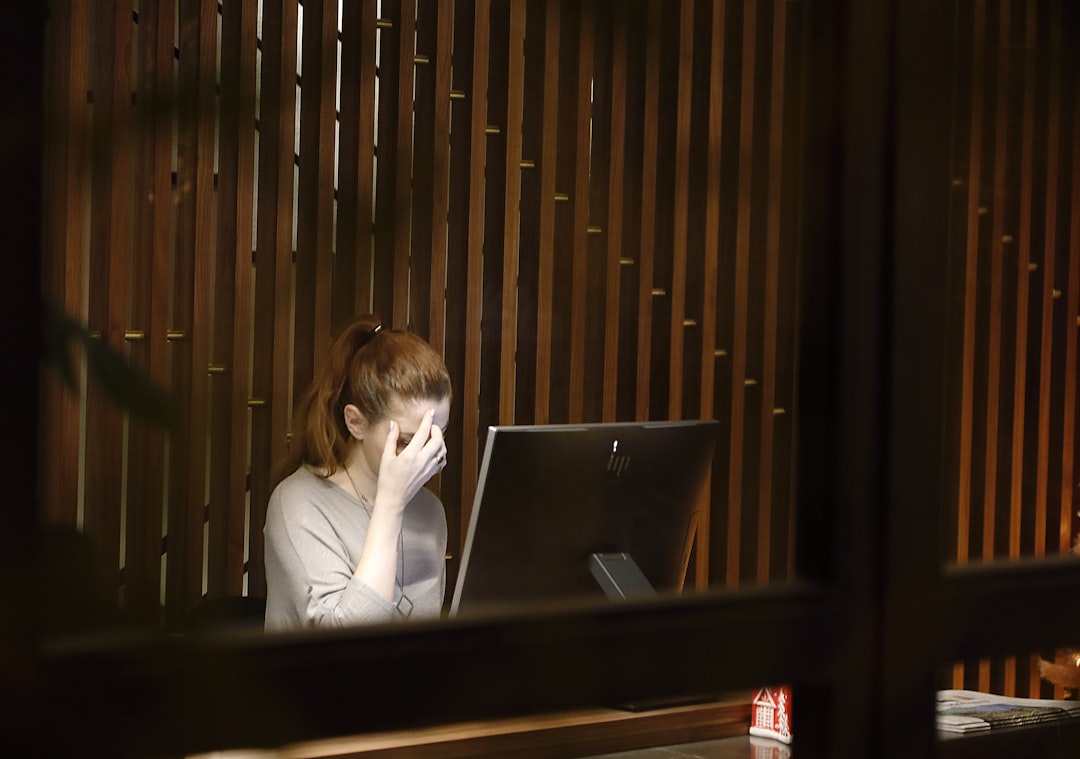 Photo Stressed manager