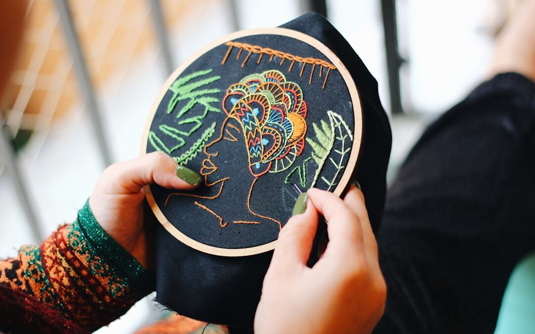 Photo Embroidery hoop