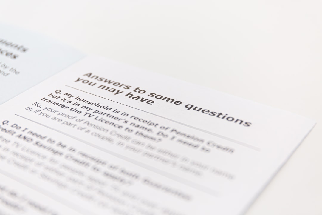 Photo Anxiety questionnaire