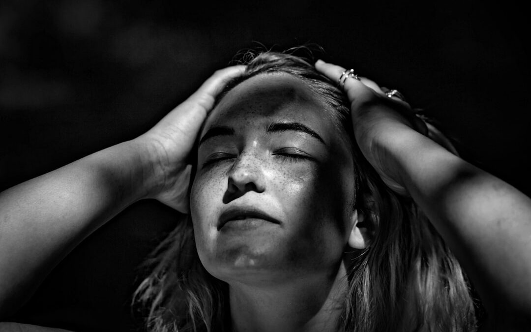 Photo Anxiety disorder: dizzy person
