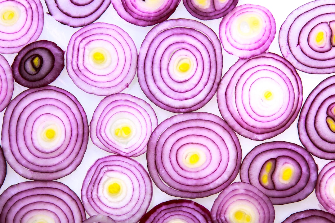 Photo Onion slices