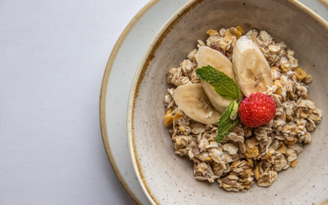 Photo Oatmeal with bananas