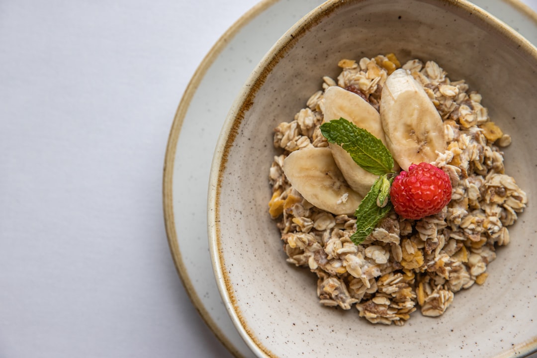 Photo Oatmeal with bananas
