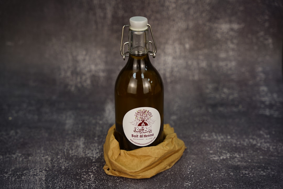 Photo Vinegar bottle