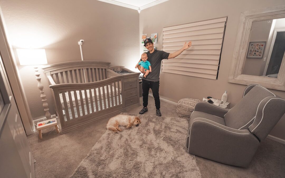 Photo Baby in crib