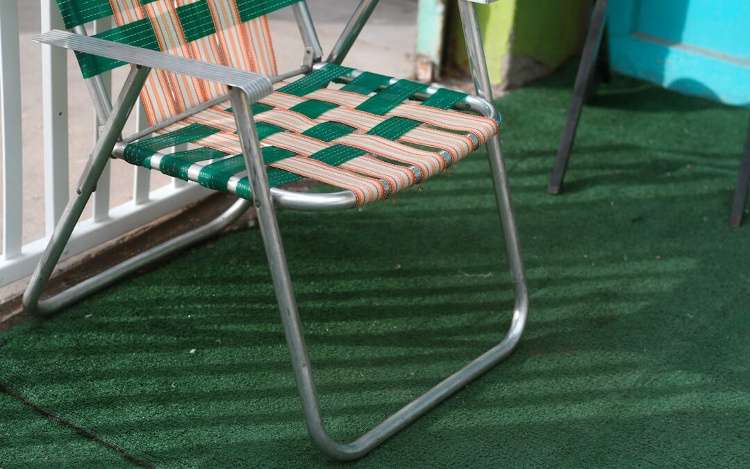 Photo Green stool