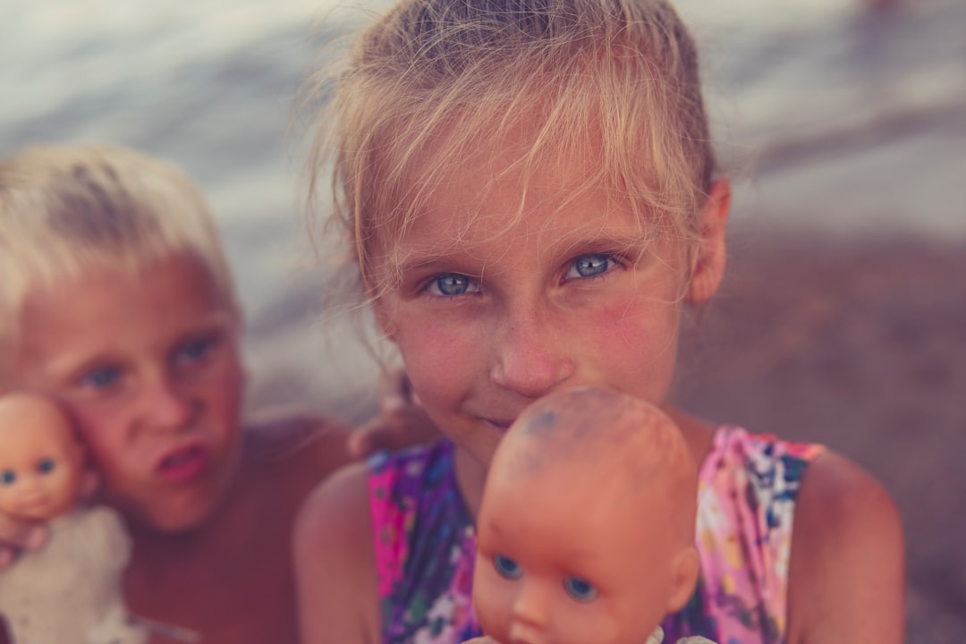 Photo Sunburned child