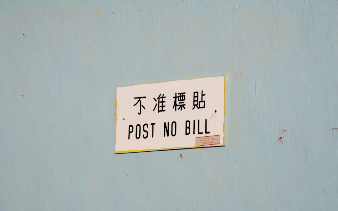 Photo Warning signs