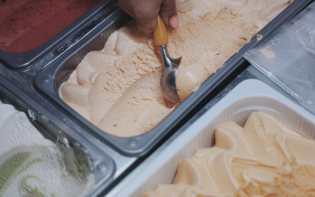 Photo Ice cream freezer