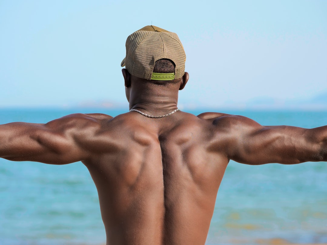 Photo muscle pain relief