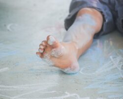Photo foot bath detoxification