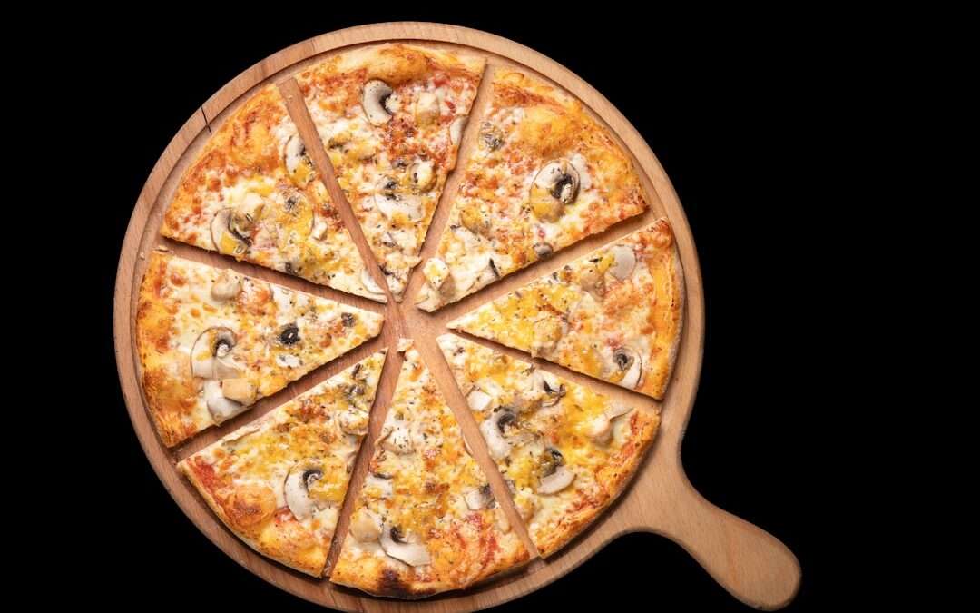 Photo pizza full whole grain