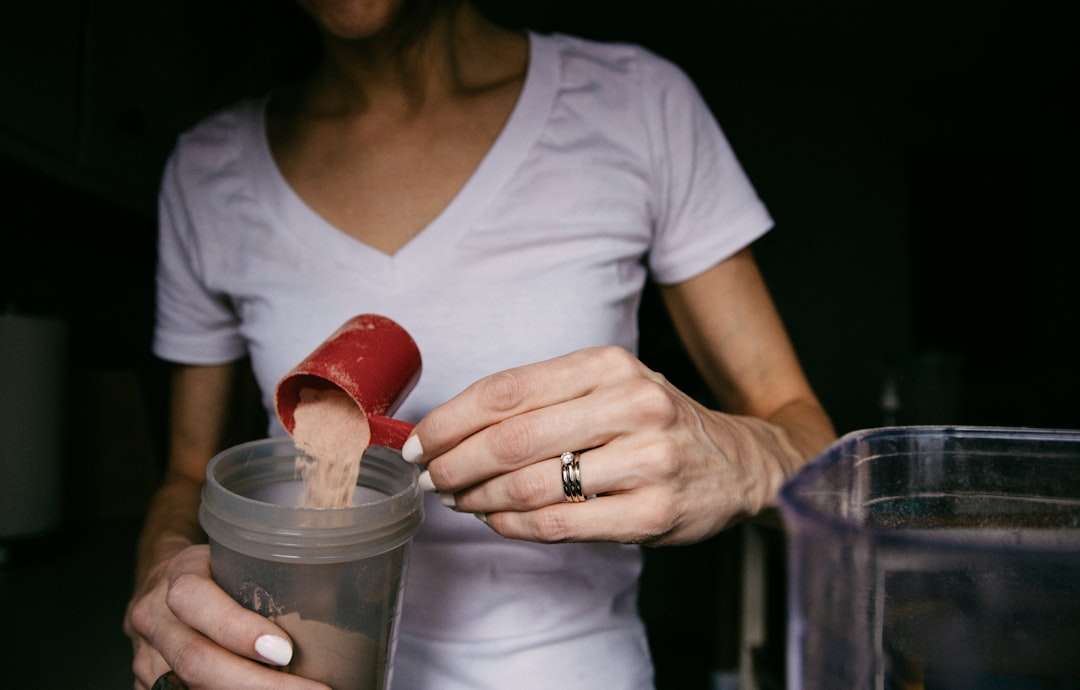 Photo protein powder