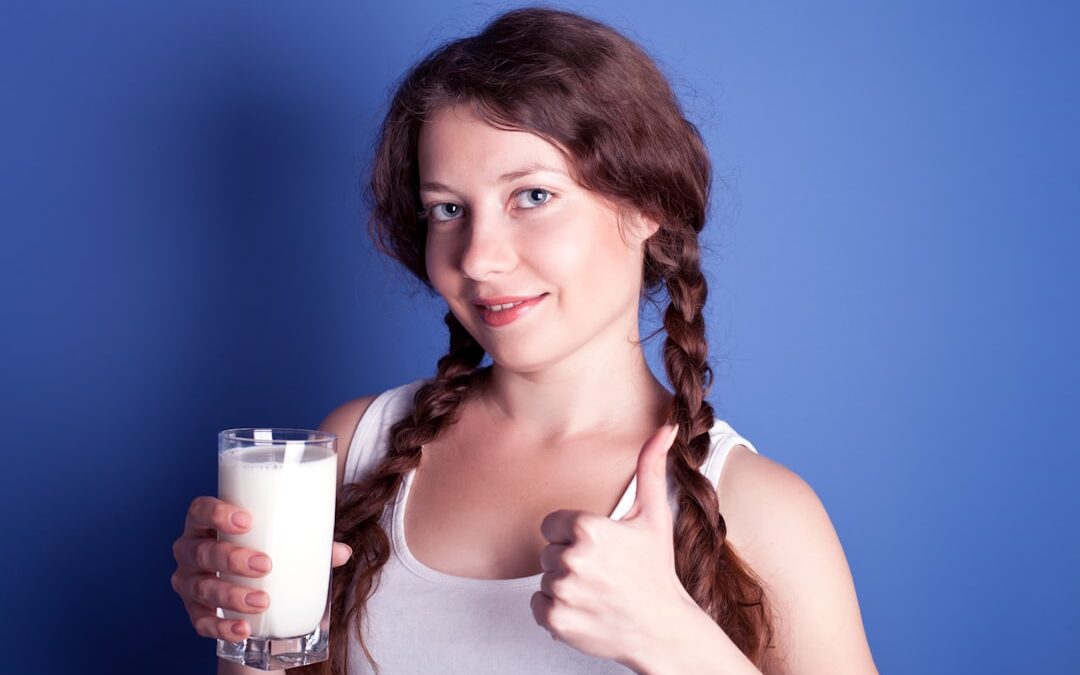 Photo lactose-free protein