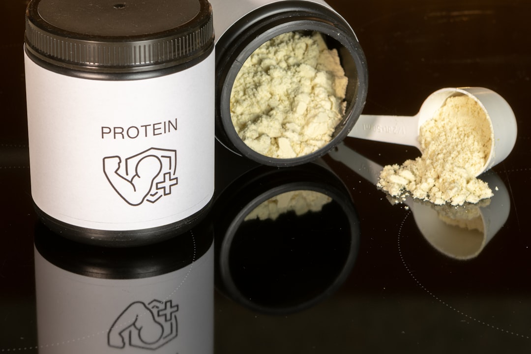 Photo vegan protein powder