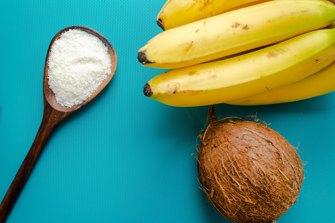Photo coconut protein powder