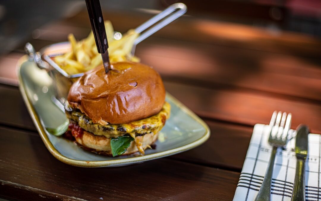 Photo hamburger bun