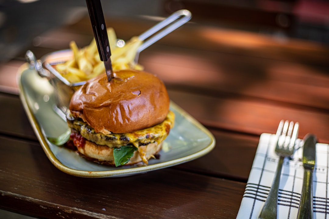 Photo hamburger bun