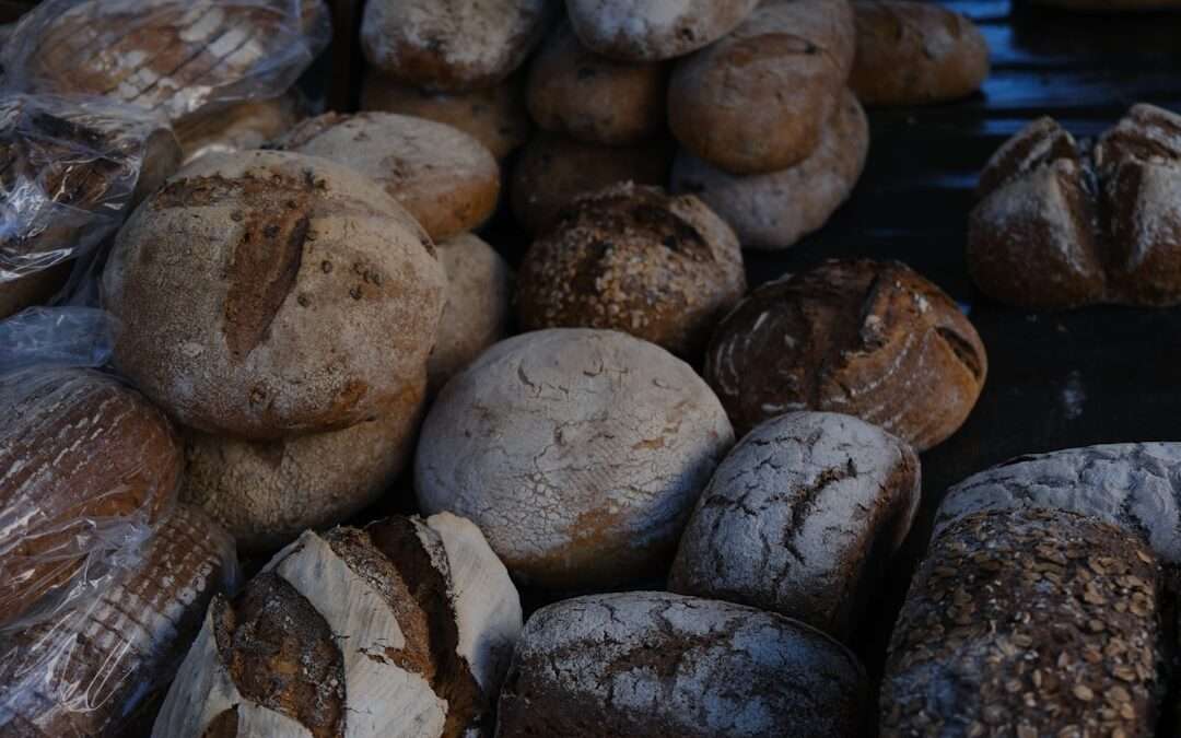 Photo whole grain flour