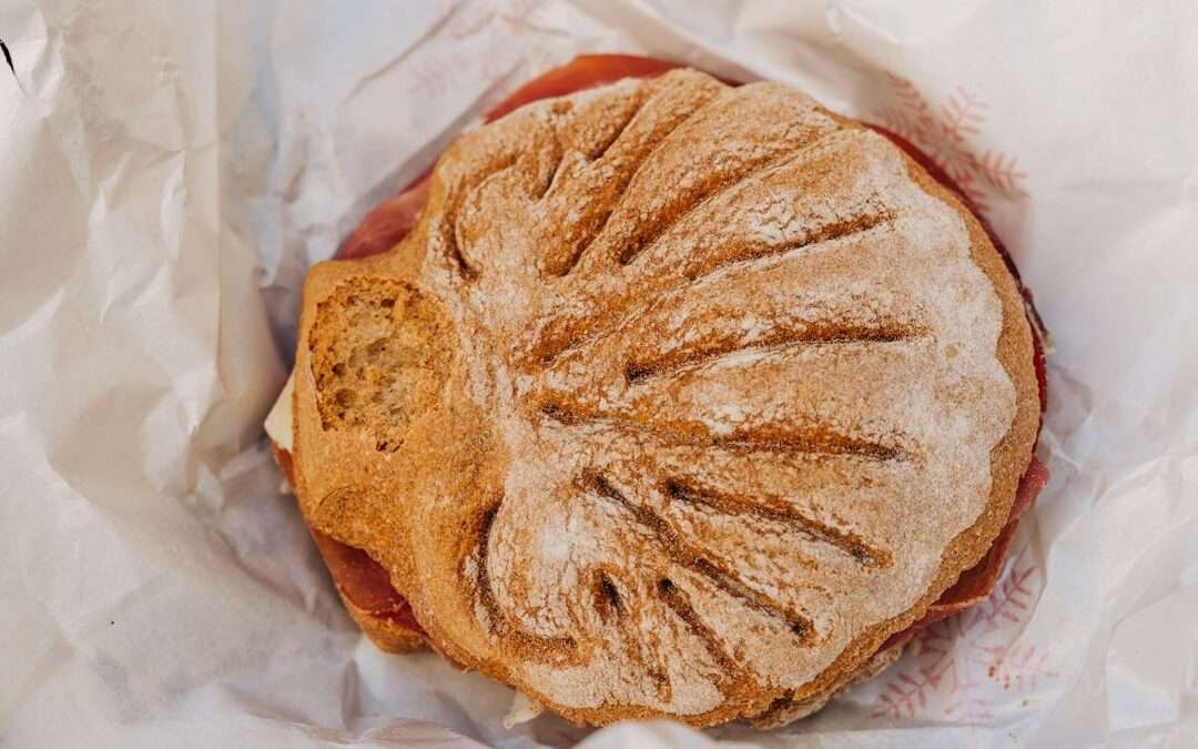Photo hamburger bun whole grain