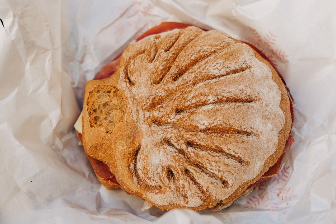 Photo hamburger bun whole grain
