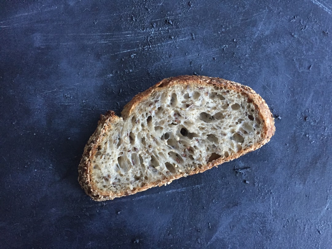 Photo malted whole grain bread