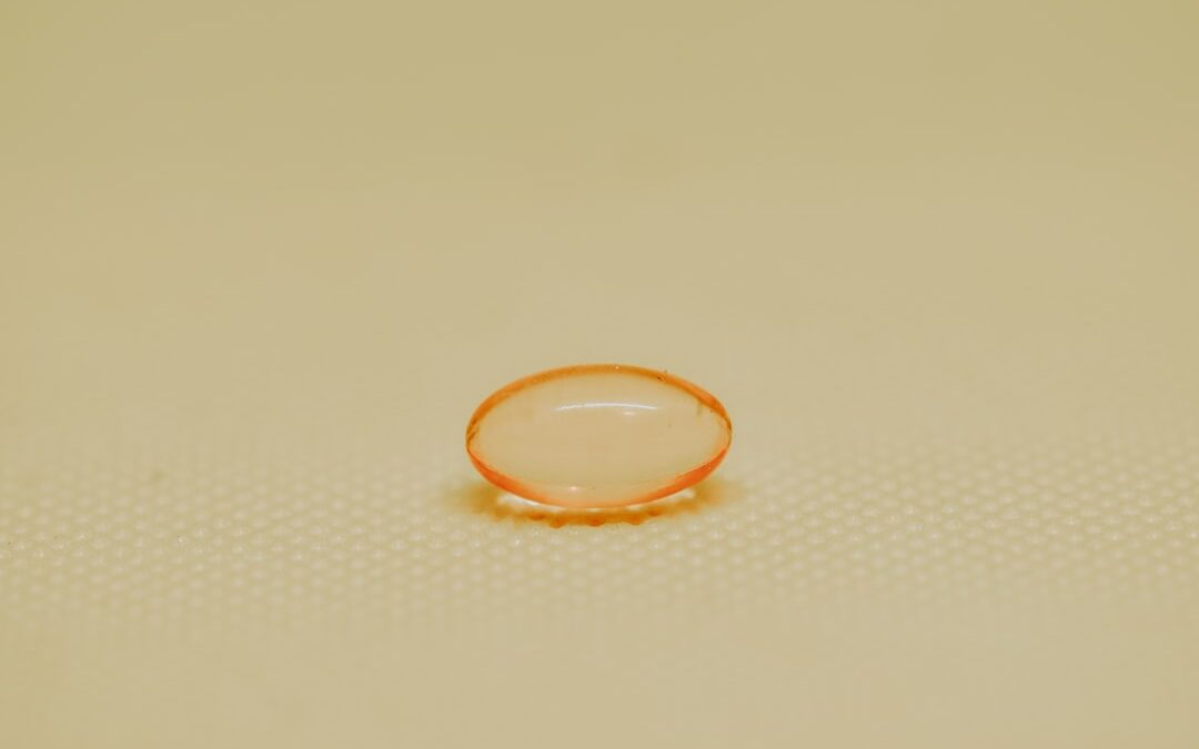Photo omega 3 capsule